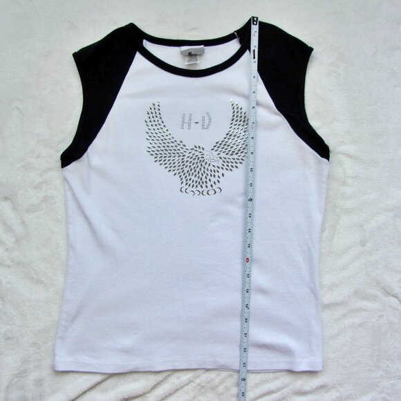 Harley-Davidson Top with Eagle Embellishment Size Large - Picture 9 of 11